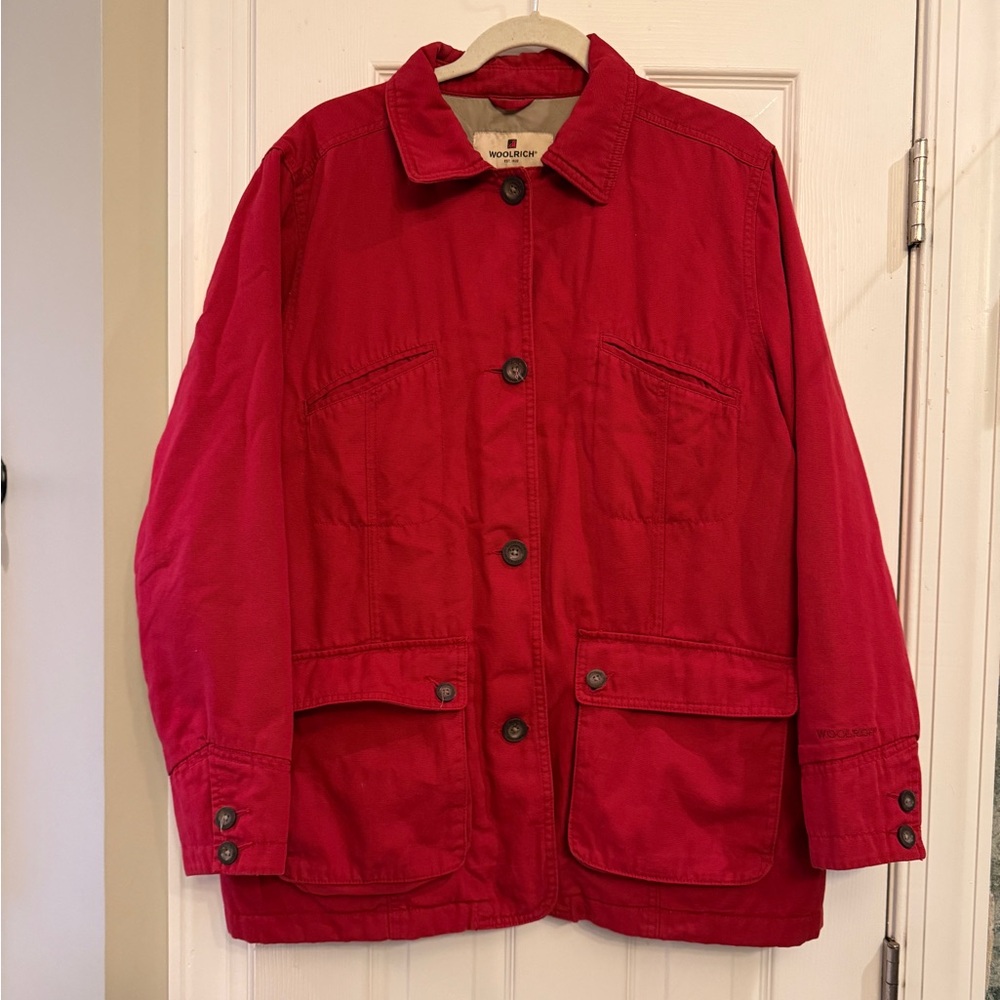 Woolrich Women's Red Quilted Jacket